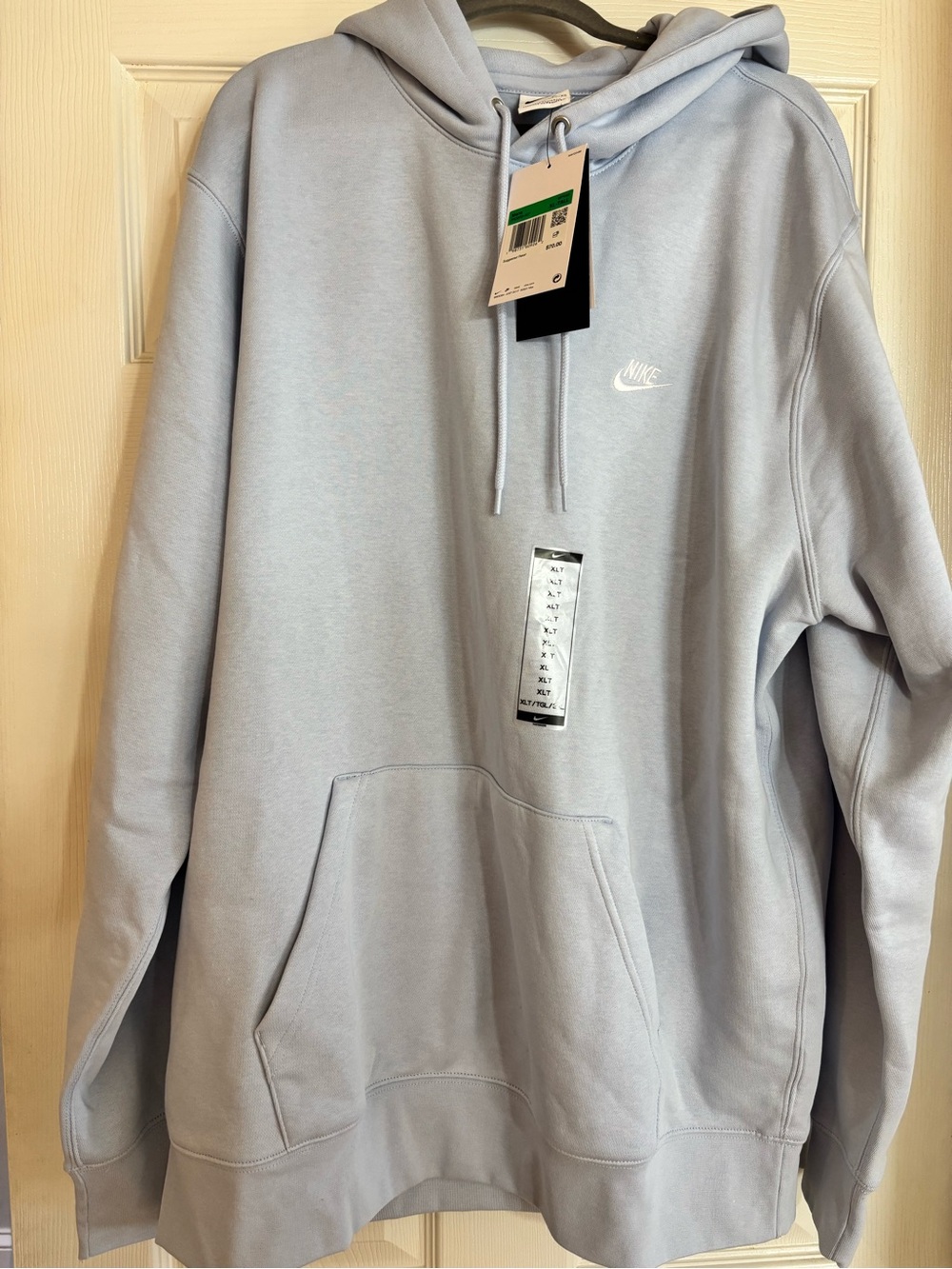 Nike Men’s Light Blue Pullover Hoodie